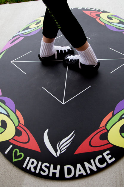 THE ORIGINAL IRISH DANCE MAT WITH CARRY CASE